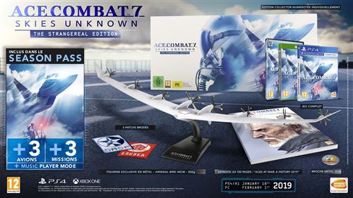 Pochette avant du jeu Ace Combat 7 Skies Unknown Edition Collector Xbox One