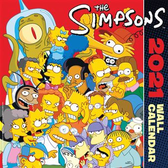 Calendrier 2021 30x30 The Simpsons