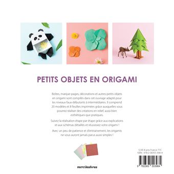 Petits objets en origami