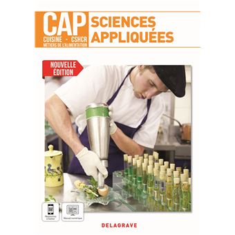 Sciences appliquées 1re et 2e années CAP Cuisine, CSHCR et Métiers de l’alimentation (2021) - Pochette élève