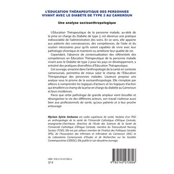 L'éducation thérapeutique des personnes vivant avec le diabète de type 2 au Cameroun