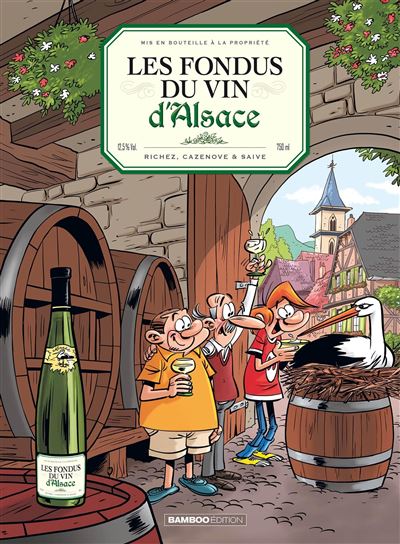 Les Fondus du vin : Alsace - Hervé Richez - cartonné