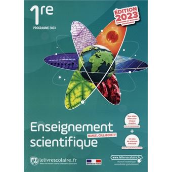 Enseignement scientifique 1re - Manuel - 1