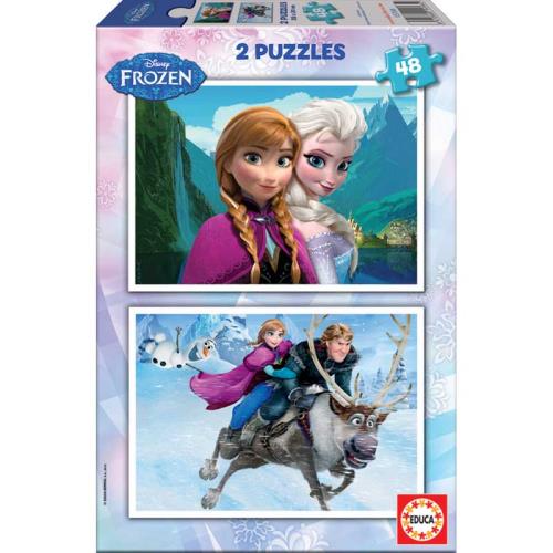 Educa Puzzle 2X48 Pièces Frozen La Reine Des Neiges