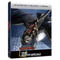 Dragons 3 : Le Monde Caché Steelbook Edition Spéciale Fnac Blu-ray 4K Ultra HD
