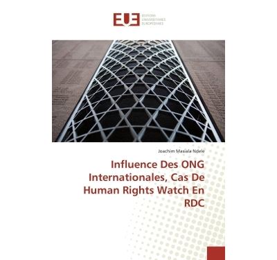 Influence des ong internationales, cas de human rights watch