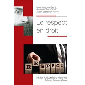 Le respect en droit