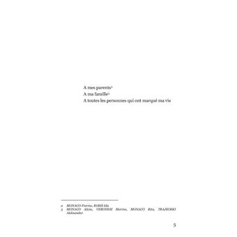 Une Vie, ma Vie, mon parcours