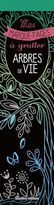 Mes marque-pages à gratter : Arbres de vie