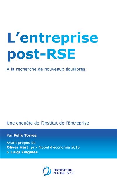 L'entreprise post-rse - a la recherche de nouveaux equilibre