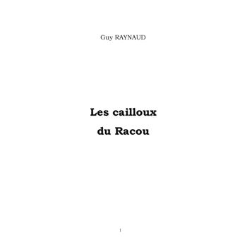 Les cailloux du Racou