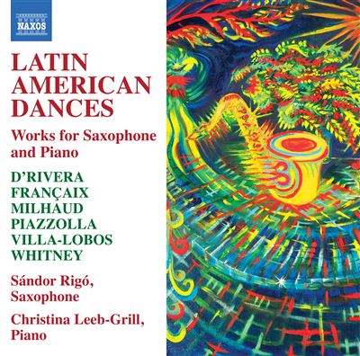 Danses Latino-américaines œuvres pour saxophone et piano