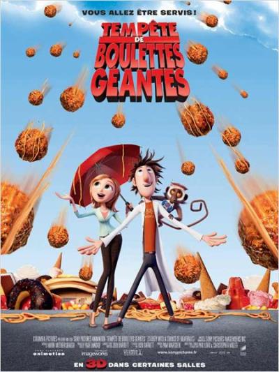 Tempête de boulettes géantes - DVD + Copie digitale