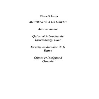 Meurtres à la carte