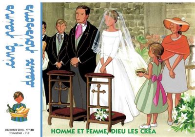 Cinq pains deux poissons,138:homme et femme dieu les crea
