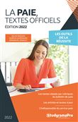 La paie 2022 - Textes officiels