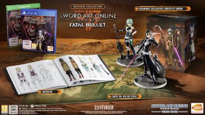 Pochette avant du jeu Sword Art Online Fatal Bullet Edition Collector PS4