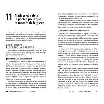 Profil - Marivaux, L'Île des esclaves (oeuvre au programme Bac 2024)