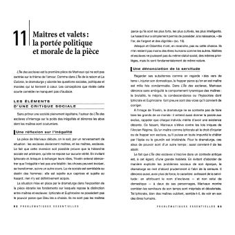 Profil - Marivaux, L'Île des esclaves (oeuvre au programme Bac 2024)