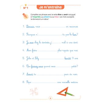 Mes fiches d’entraînement effaçables - Conjugaison