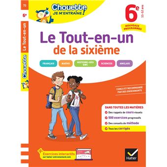 Le tout-en-un 6ème Cycle 3 Workbook