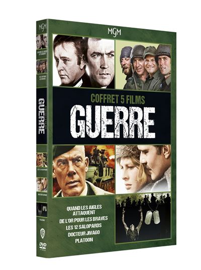 Coffret MGM 100 ans - 5 Films de Guerre DVD