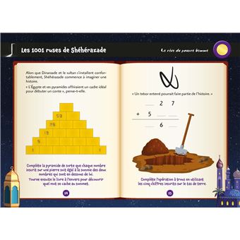 Escape game de poche junior : Les 1001 ruses de Shéhérazade