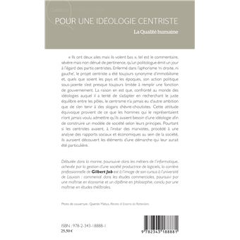 Pour une idéologie centriste