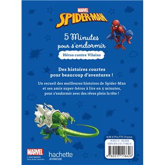 SPIDER-MAN - 5 Minutes pour s'endormir - Héros contre Vilains - Marvel