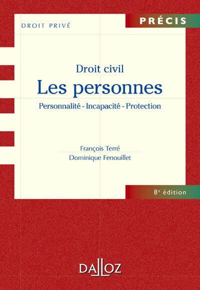 Droit civil. Les personnes - 8e ed.