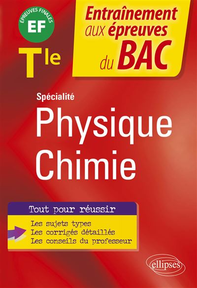 Spécialité Physique-chimie - Terminale Épreuve Finale - Broché - Aurore ...