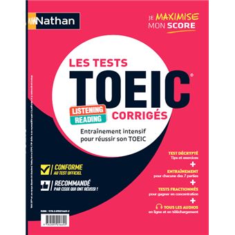 Les Tests TOEIC corrigés 2023