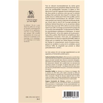Le débat Le Pen/Macron du 3 mai 2017 : Un débat "disruptif"