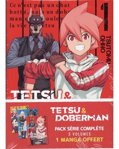 Tetsu & Doberman - Pack promo vol. 01 à 03 - édition limitée