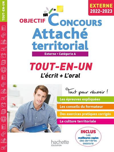 Objectif Concours, Attaché territorial, Concours externe, Tout-en-un