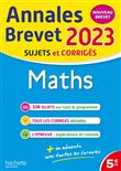Annales BREVET 2023 - Maths