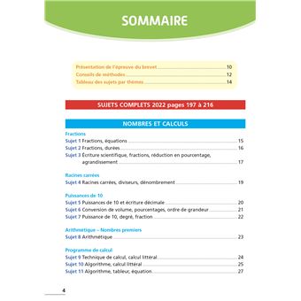 Annales BREVET 2023 - Maths