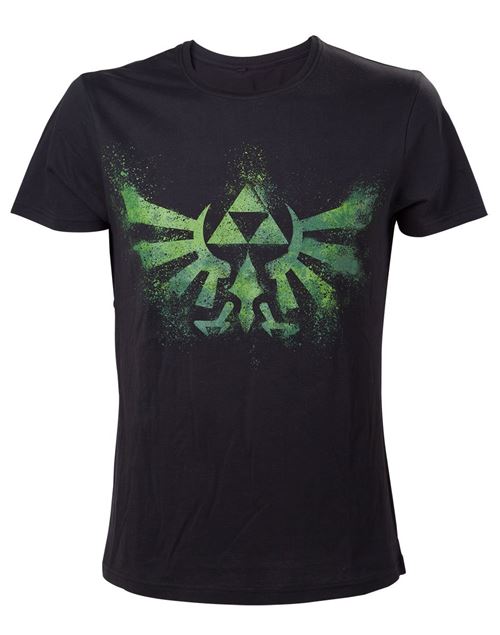 T Shirt Zelda Logo Vert Taille L