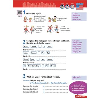 J'apprends l'anglais CM1-CM2 (avec un CD Audio)