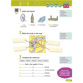 J'apprends l'anglais CM1-CM2 (avec un CD Audio)