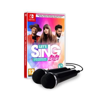 Let's Sing 2020 Hits Français et Internationaux + 2 micros Nintendo Switch