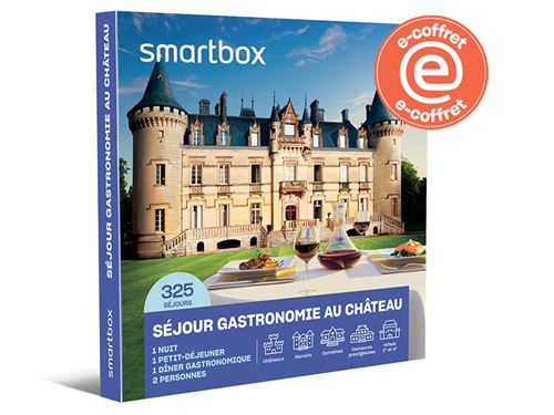 E-COFFRET SmartBox Séjour gastronomique châteaux belles demeures
