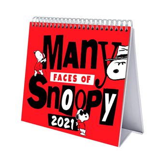 Calendrier Bureau 2021 Snoopy