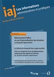 Détachement d'office en cas d'externalisation des missions : Le dispositif réglementaire