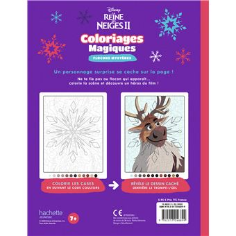 LA REINE DES NEIGES 2 - Coloriages Magiques - Flocons magiques - Disney