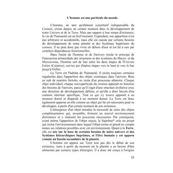 La création de l'homme