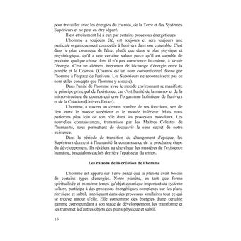 La création de l'homme