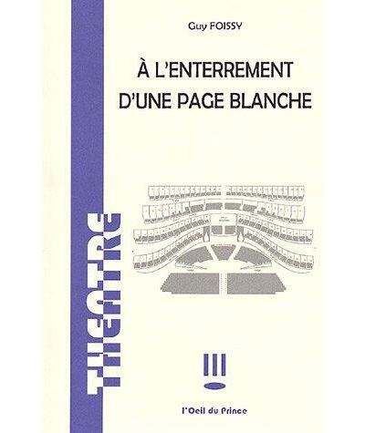A l'enterrement d'une page blanche