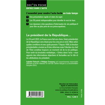 Le président de la République en 30 questions