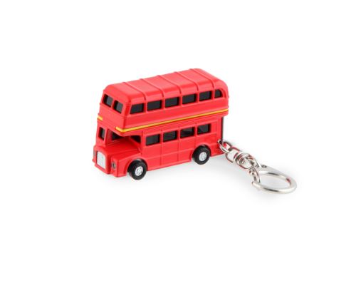 KEYCHAIN DOUBLE DECKER BUS